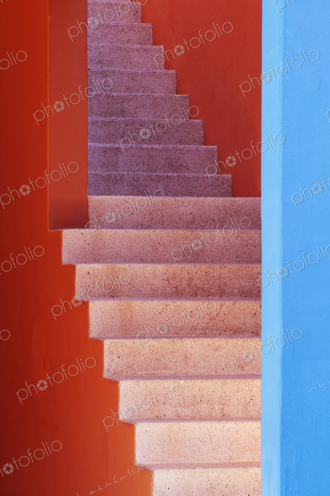 Colorful Stairwell