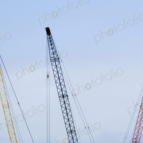 Colorful Tower Cranes Colorful Tower Cranes
