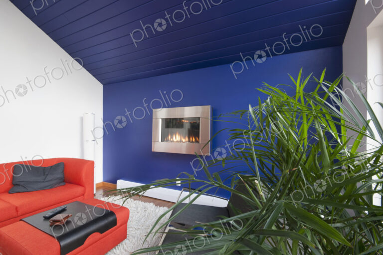 Colorful and Contemporary Living Room