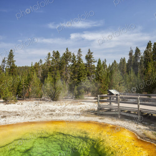 Colorful geyser, Yellowstone National Park, Wyoming, United States Colorful geyser, Yellowstone National Park, Wyoming, United States