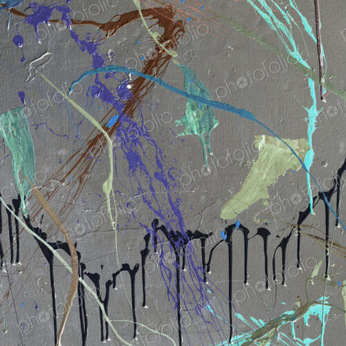 Colorful graffiti paint splattered and dripping on urban wall, close up Colorful graffiti paint splattered and dripping on urban wall, close up