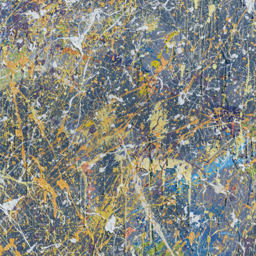 Colorful graffiti paint splattered and dripping on urban wall, close up Colorful graffiti paint splattered and dripping on urban wall, close up