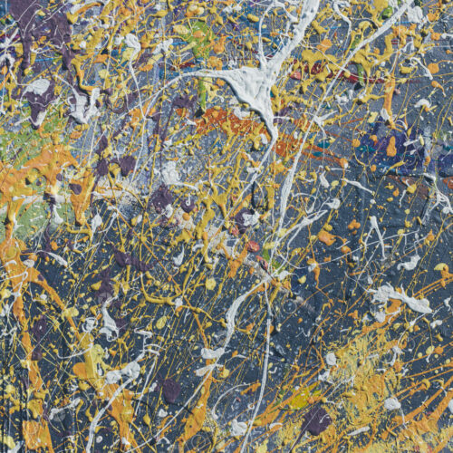 Colorful graffiti paint splattered and dripping on urban wall, close up Colorful graffiti paint splattered and dripping on urban wall, close up