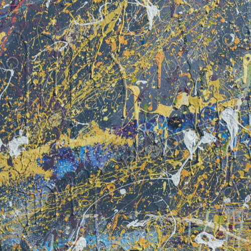 Colorful graffiti paint splattered and dripping on urban wall, close up Colorful graffiti paint splattered and dripping on urban wall, close up