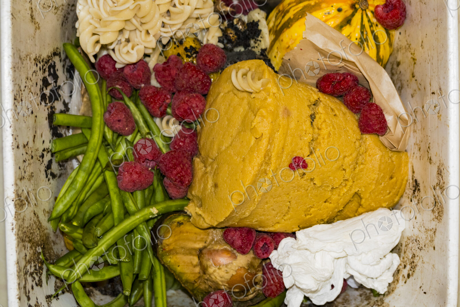 Compost bin close-up, USA