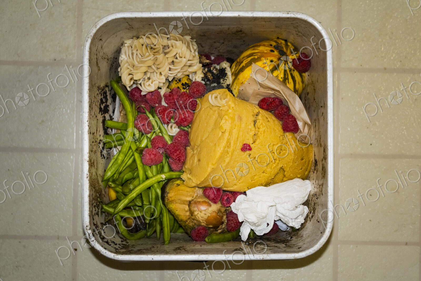 Compost bin close-up, USA
