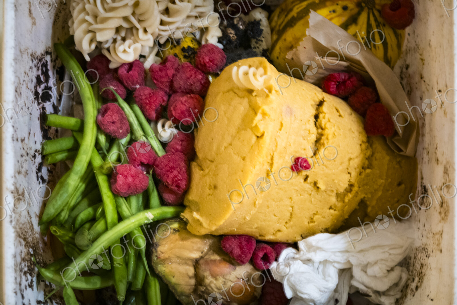 Compost bin close-up, USA
