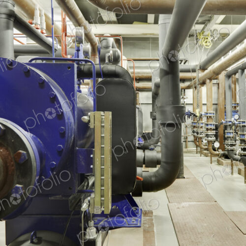 Compressor station in an ice rink, machinery used for rink ice cooling. Machine… Compressor station in an ice rink, machinery used for rink ice cooling. Machine…