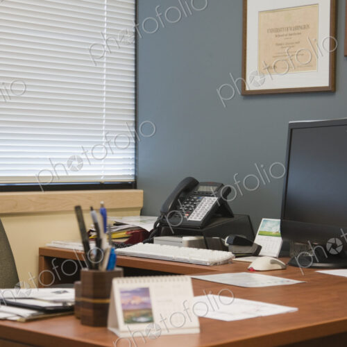 Computer Monitor and Office Space Computer Monitor and Office Space