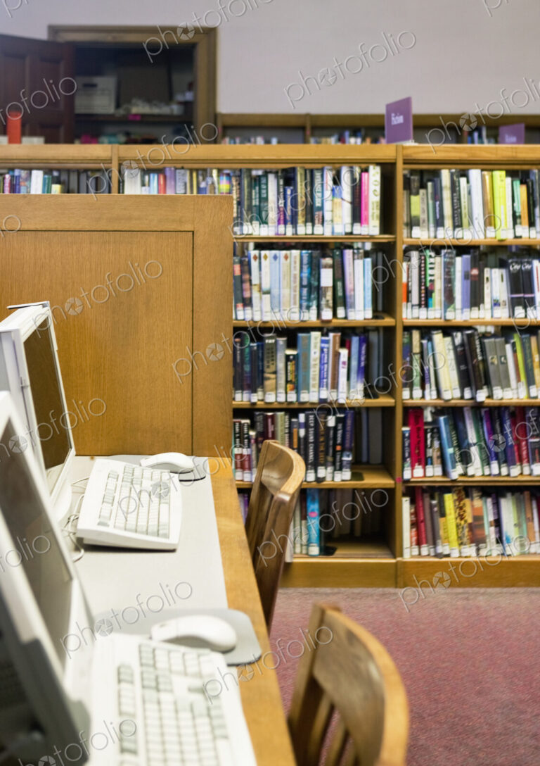 Computer Workstations in Library