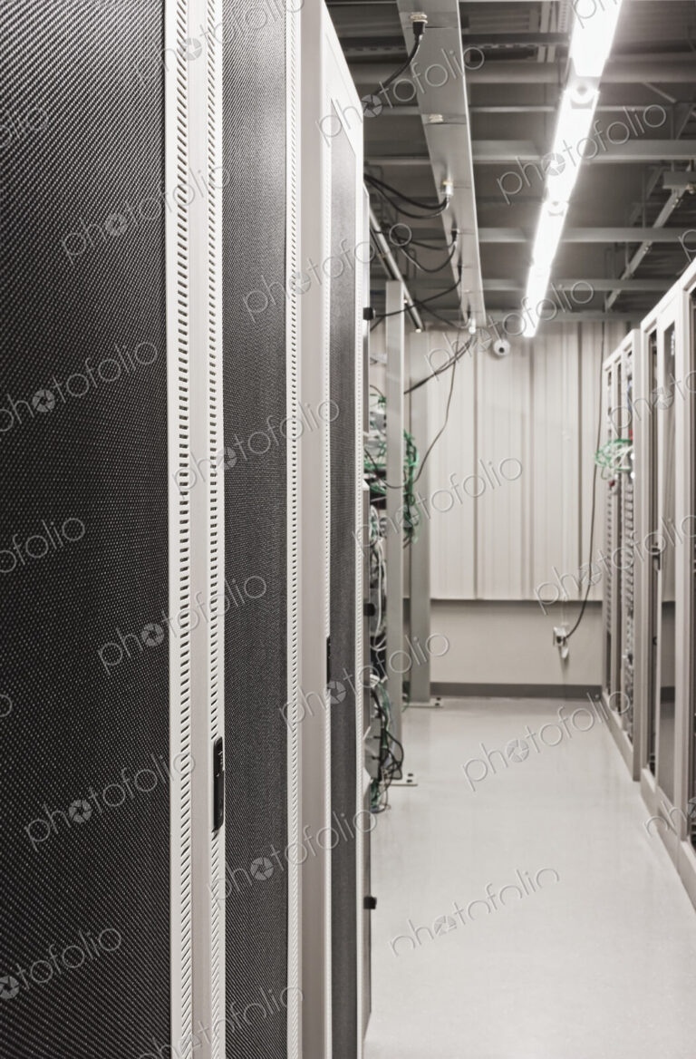 Computer server cabinets.