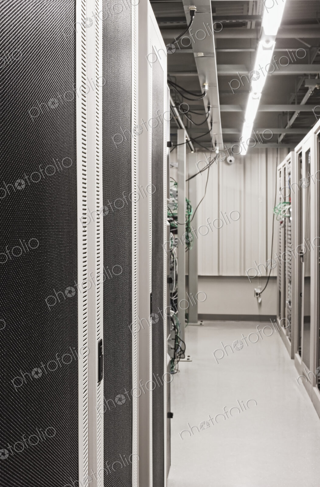 Computer server cabinets.
