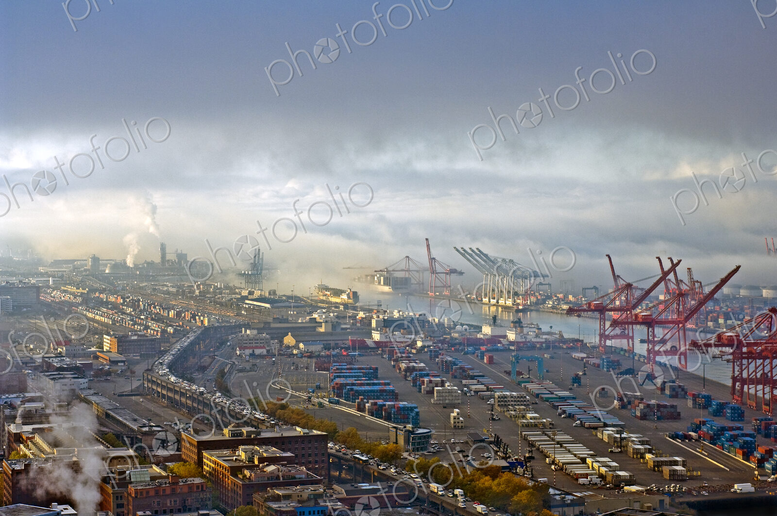 Containers at Seaport