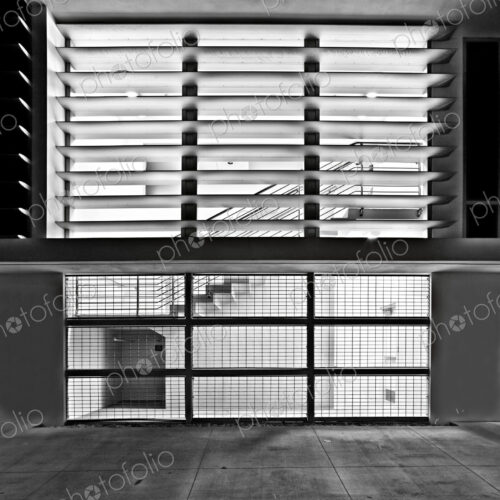 Contemporary Building with Open-Air Vents