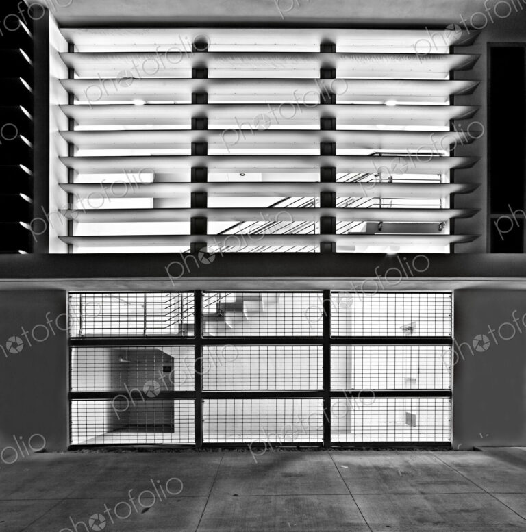 Contemporary Building with Open-Air Vents