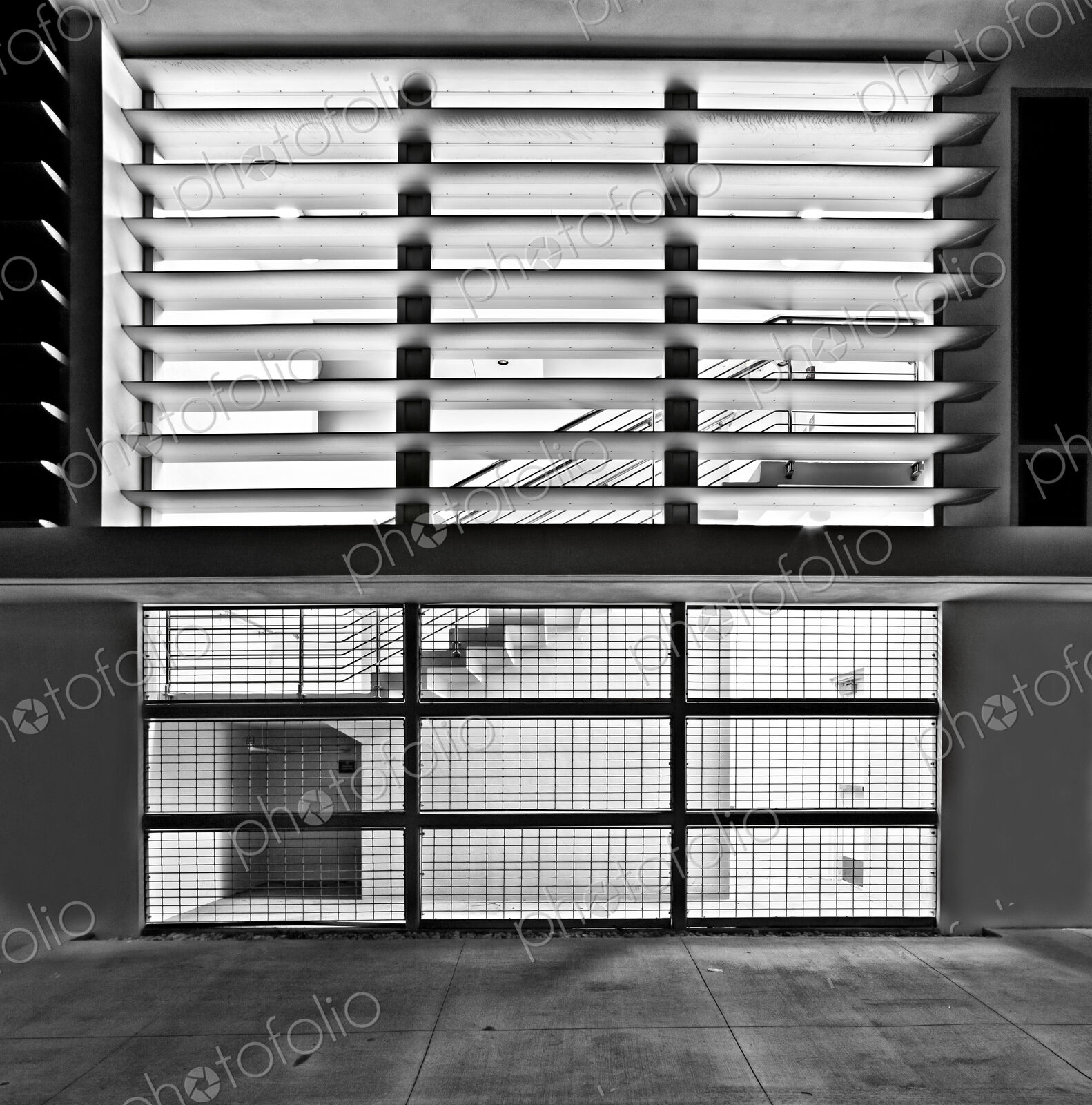 Contemporary Building with Open-Air Vents