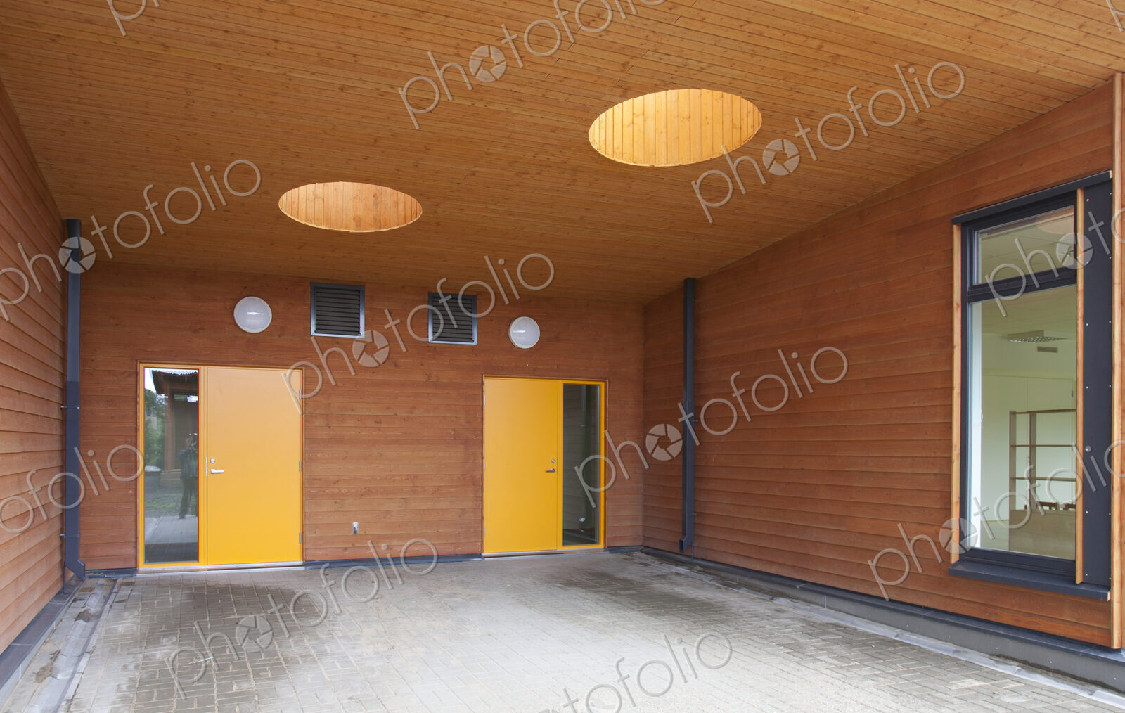 Contemporary School Entrance