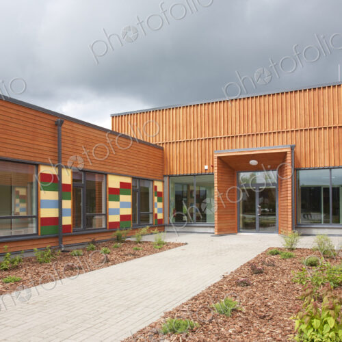 Contemporary School Entrance
