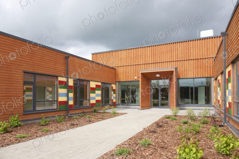 Contemporary School Entrance