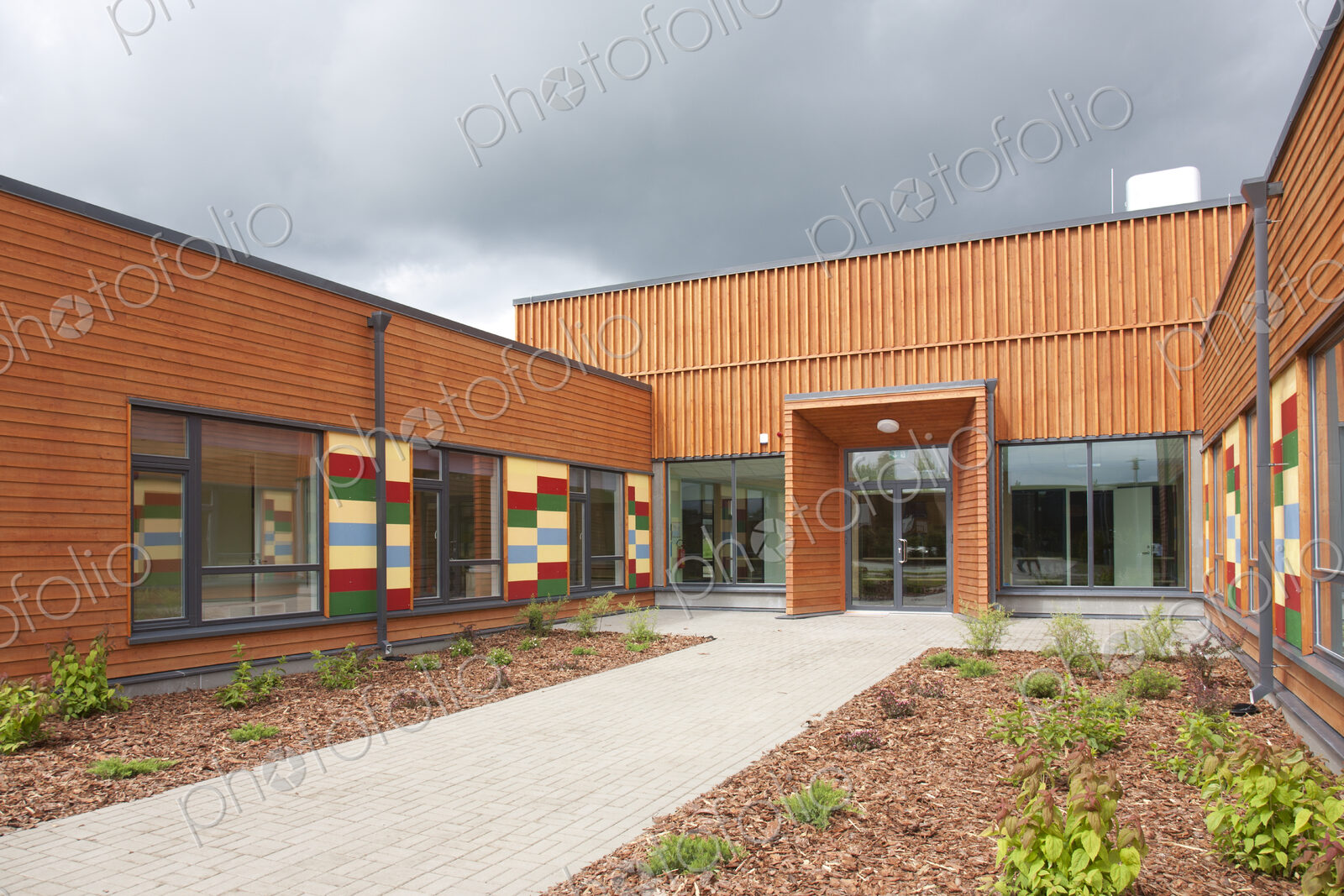 Contemporary School Entrance