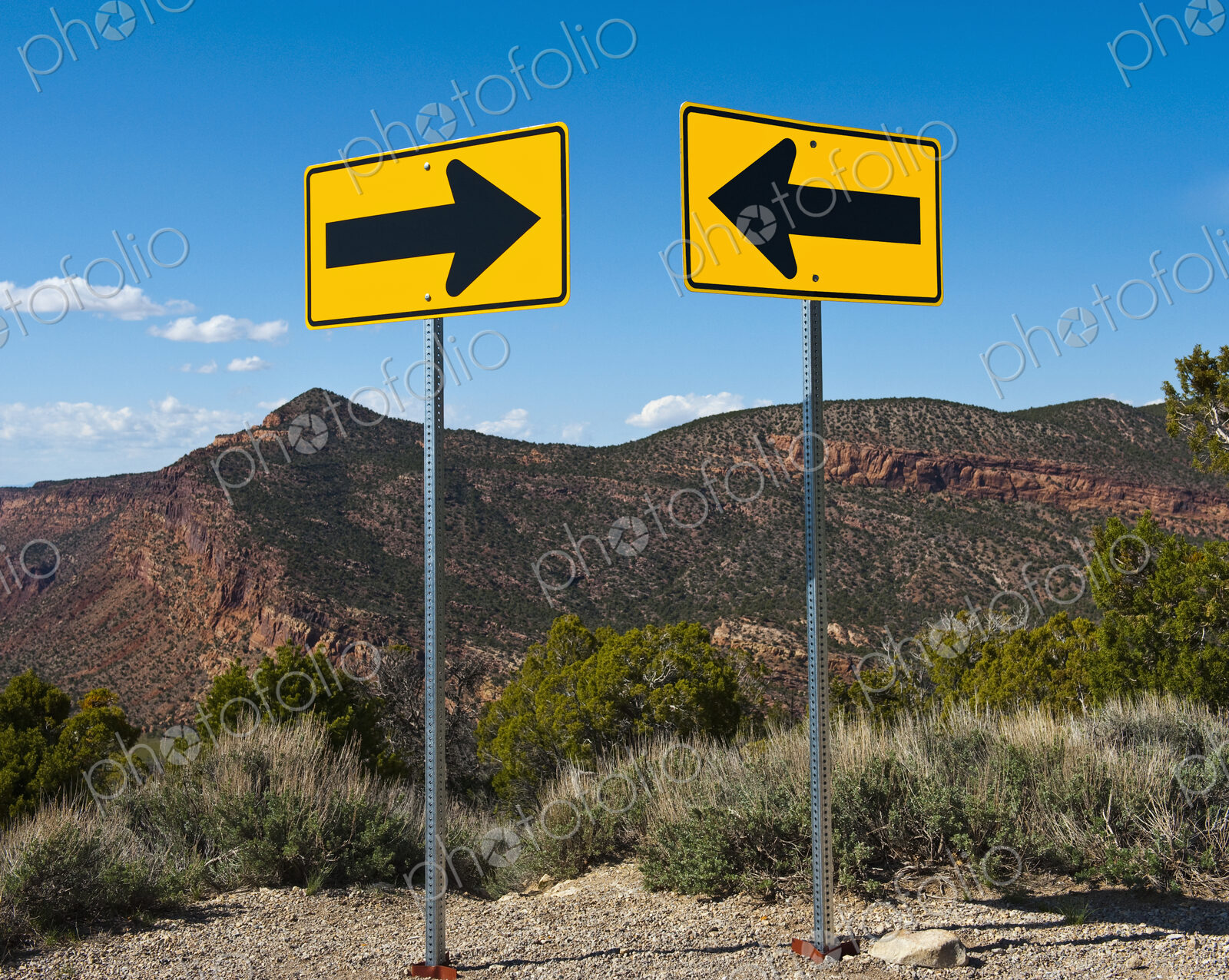 Contradictory Road Signs
