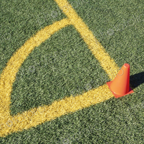 Corner Boundary Lines on Soccer Field Corner Boundary Lines on Soccer Field
