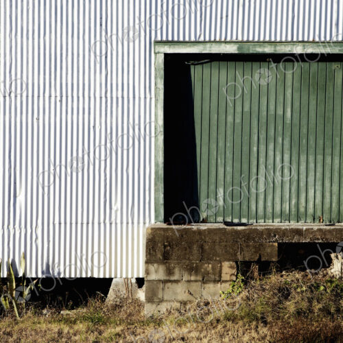 Corrugated Warehouse Door