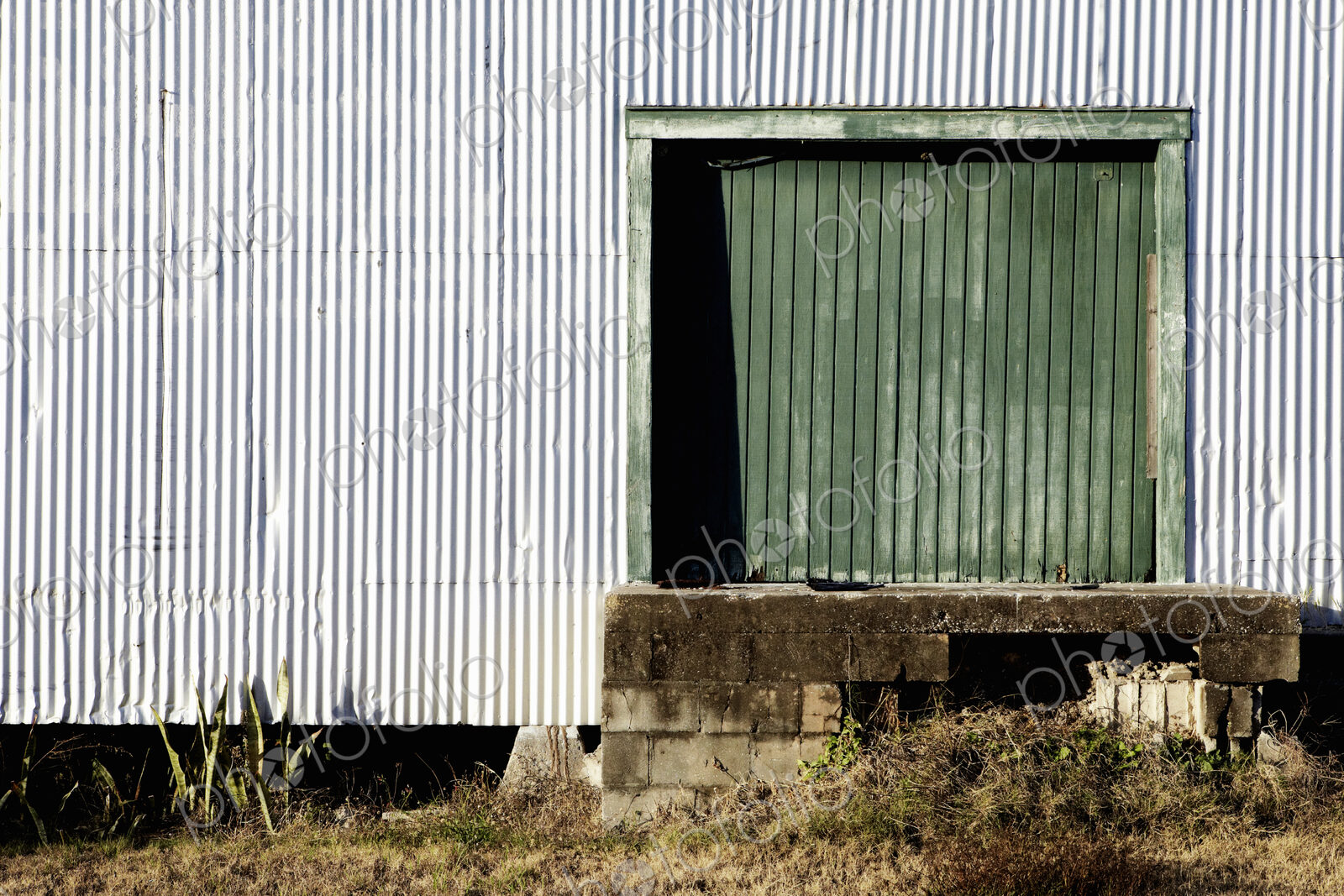 Corrugated Warehouse Door