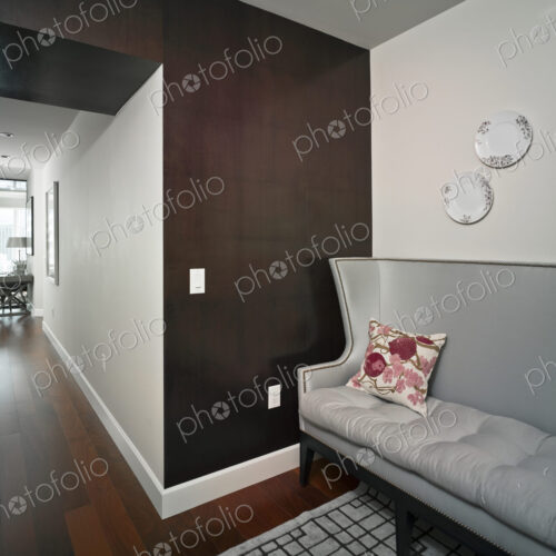 Couch in a Luxury Condo