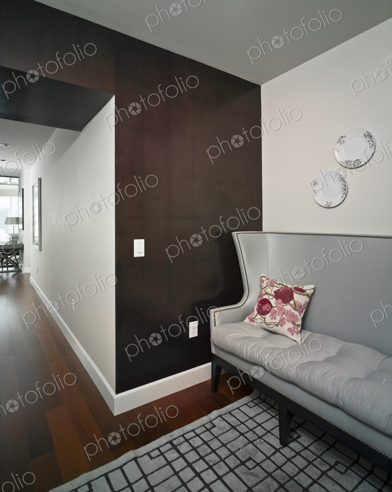 Couch in a Luxury Condo