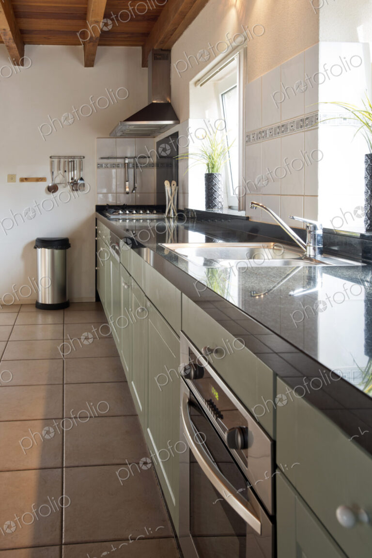 Counter tops in modern kitchen