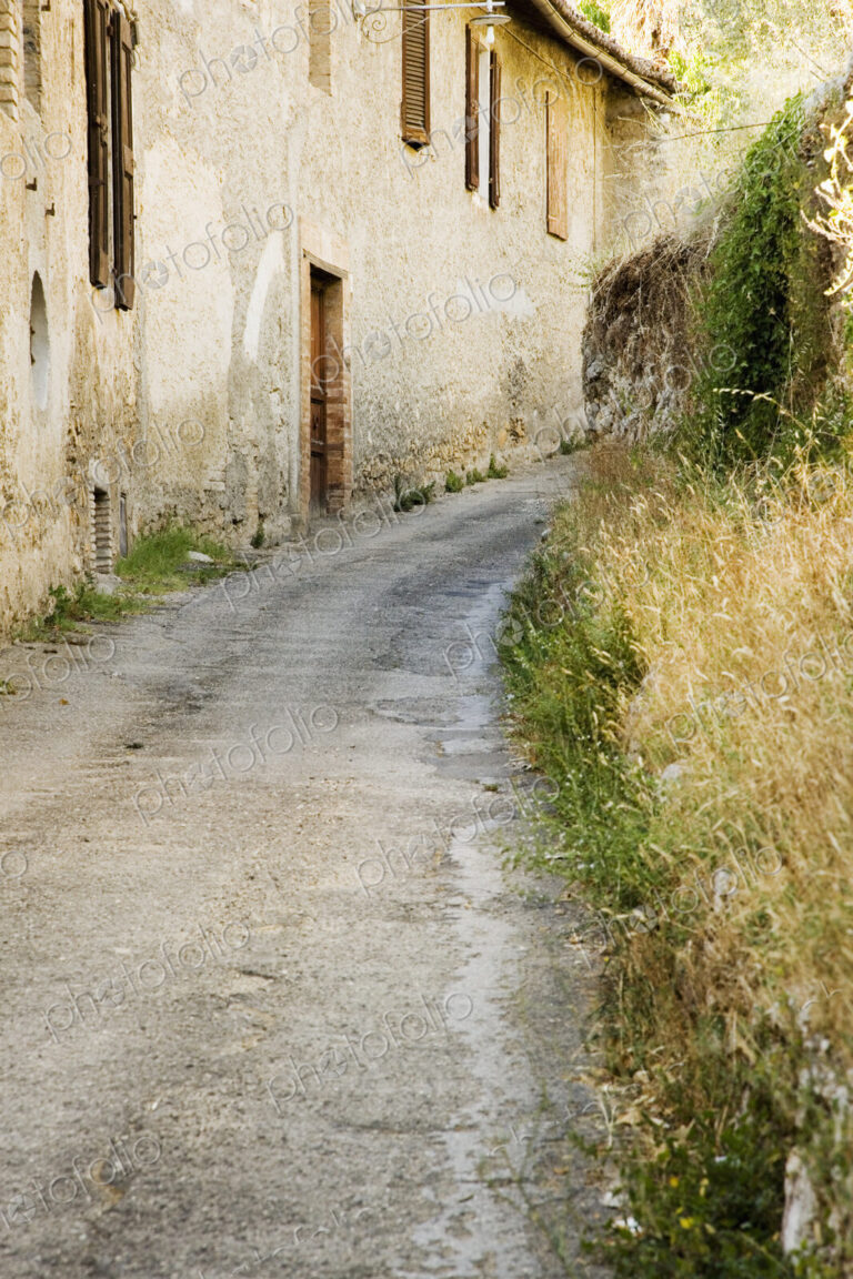 Country Road Passing House