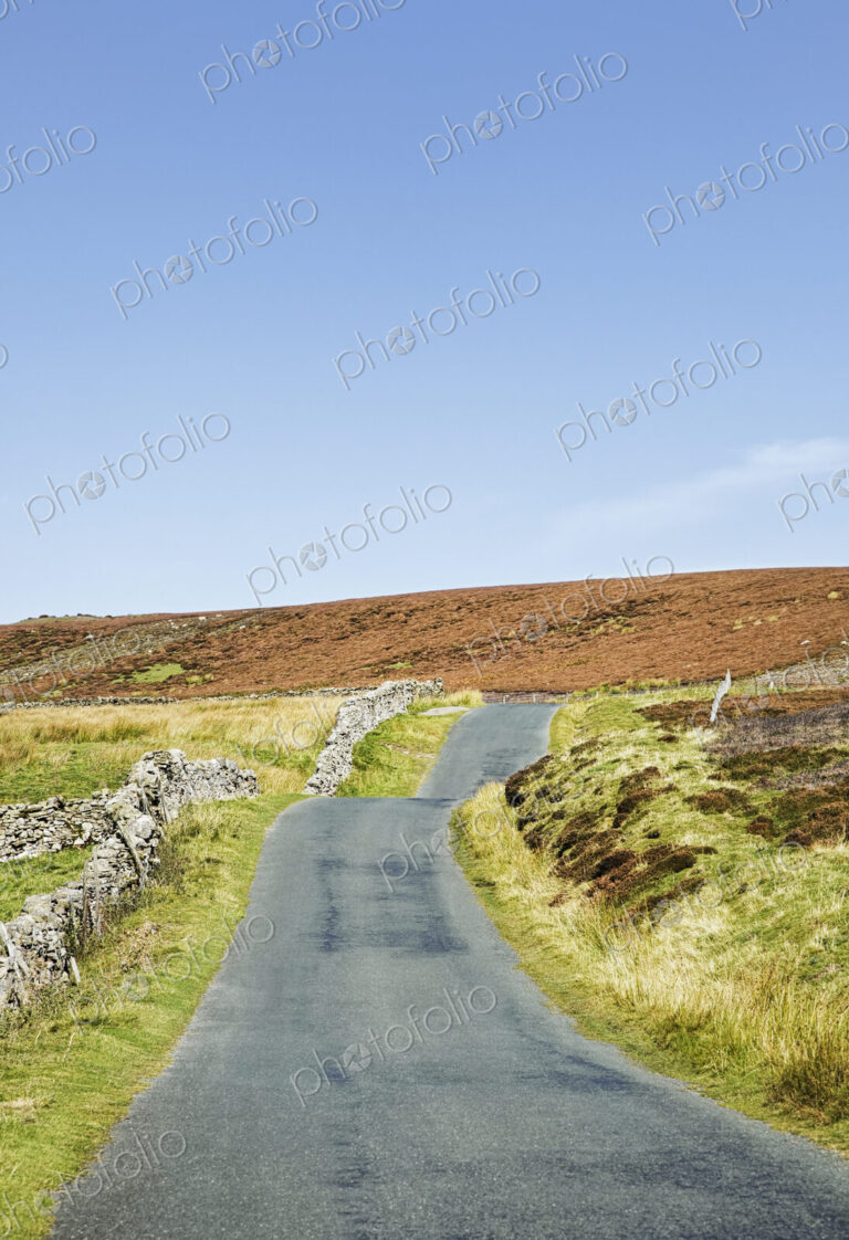 Country Road in Yorkshire Dales National Park