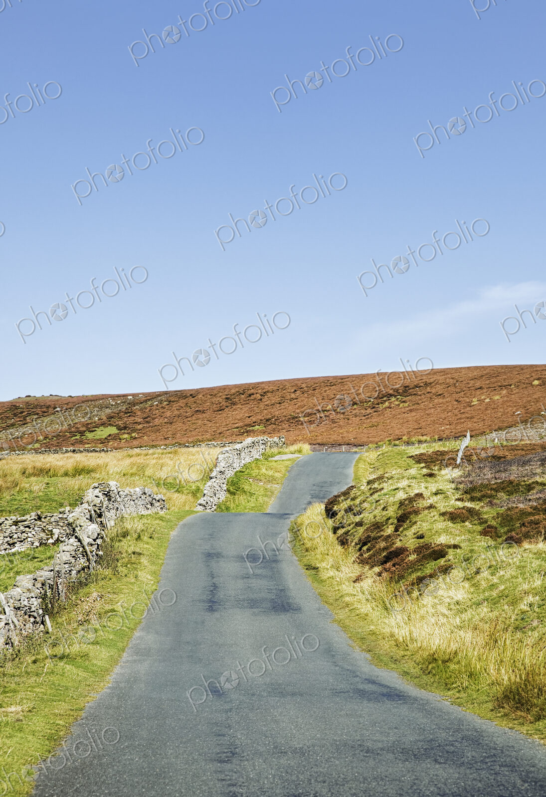 Country Road in Yorkshire Dales National Park