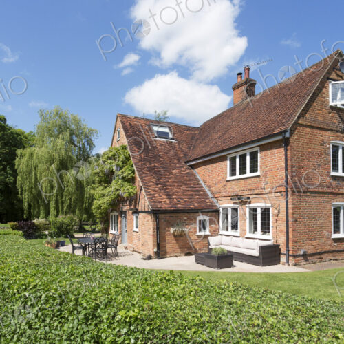Country house and backyard Country house and backyard