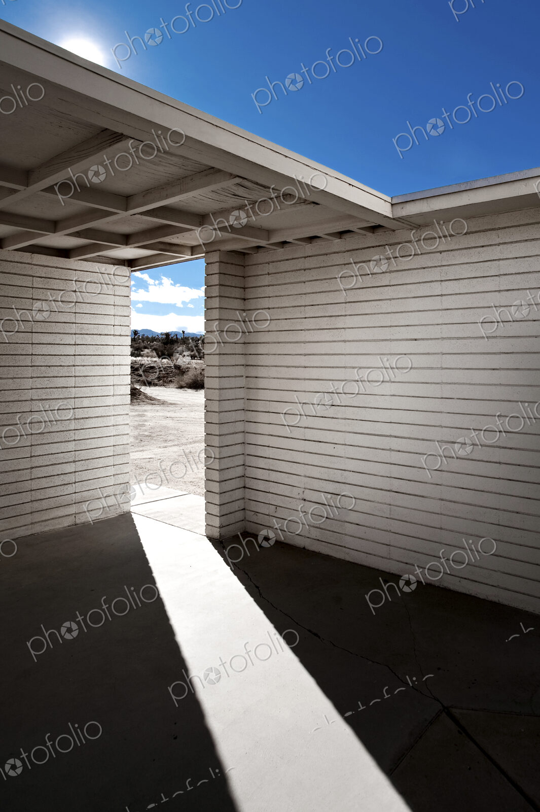 Courtyard Entry With Sunlight