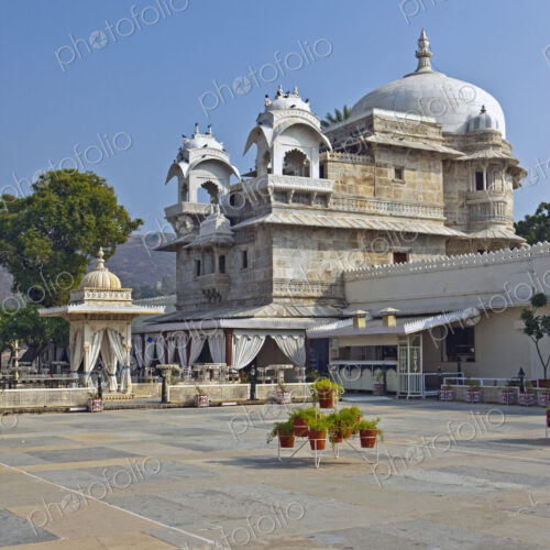 Courtyard at Jag Mandir Palace