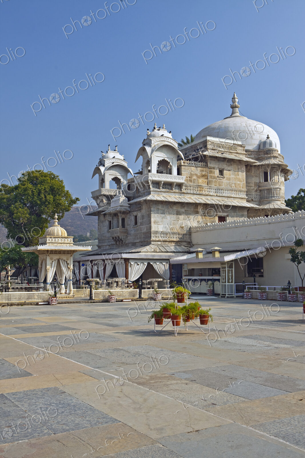 Courtyard at Jag Mandir Palace