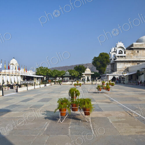 Courtyard at Jag Mandir Palace