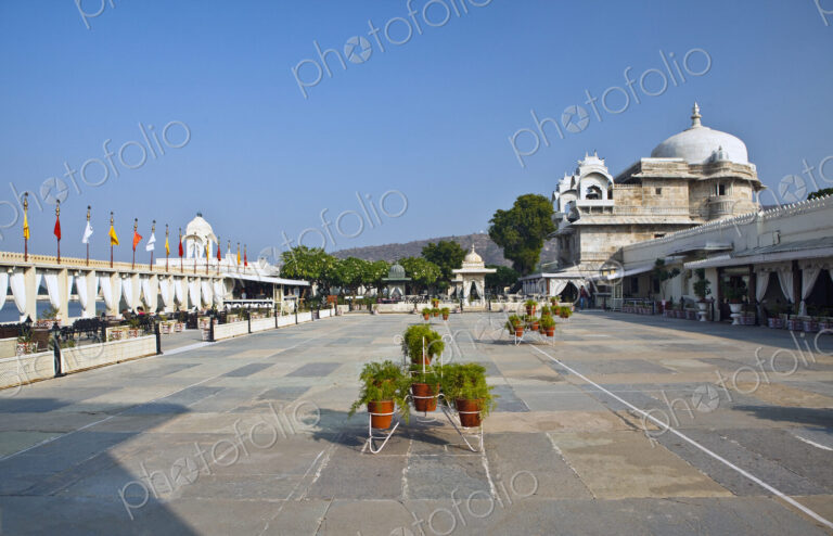 Courtyard at Jag Mandir Palace