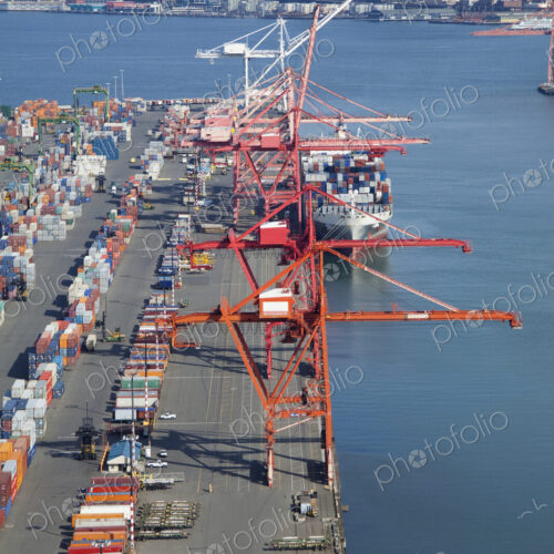 Cranes at the Port of Seattle Cranes at the Port of Seattle