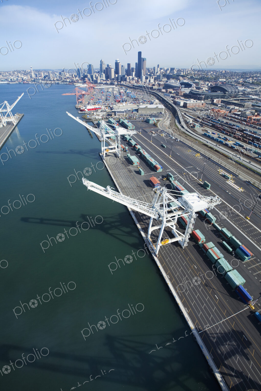Cranes at the Port of Seattle