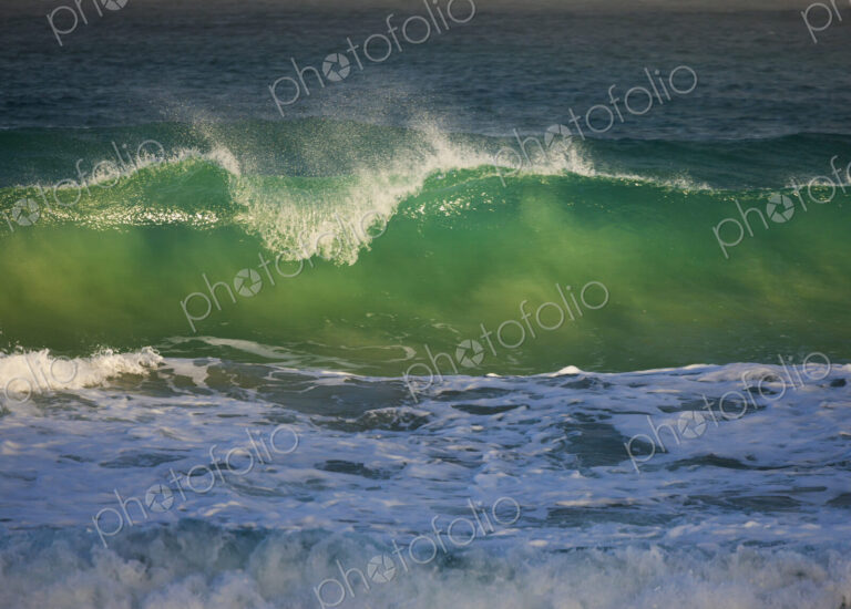 Cresting waves off the shores of Cape Algulhas in the south of South Africa.
