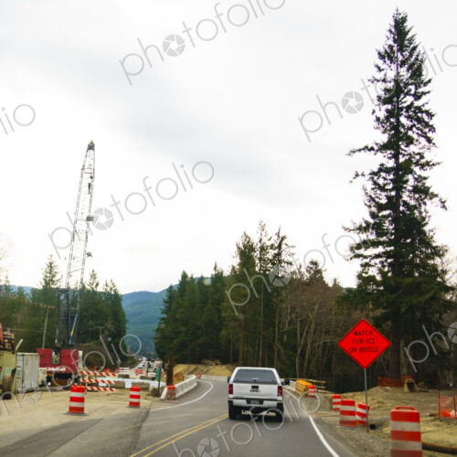 Culvert removal on salmon creek on Highway 101 near Sequim, WA U