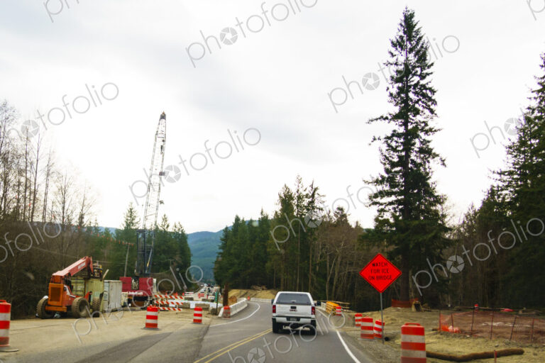 Culvert removal on salmon creek on Highway 101 near Sequim, WA U