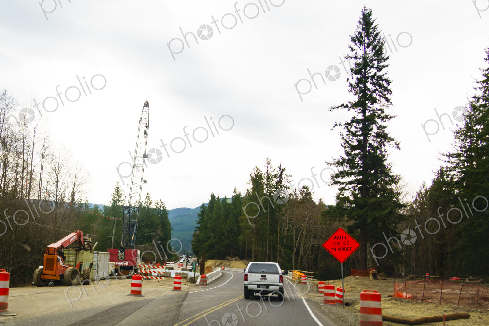 Culvert removal on salmon creek on Highway 101 near Sequim, WA U