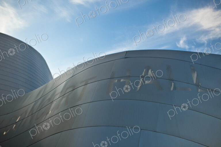 Curved Roof Line of a Modern Building