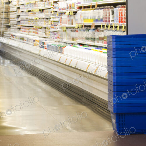 Dairy Aisle in a Grocery Store Dairy Aisle in a Grocery Store