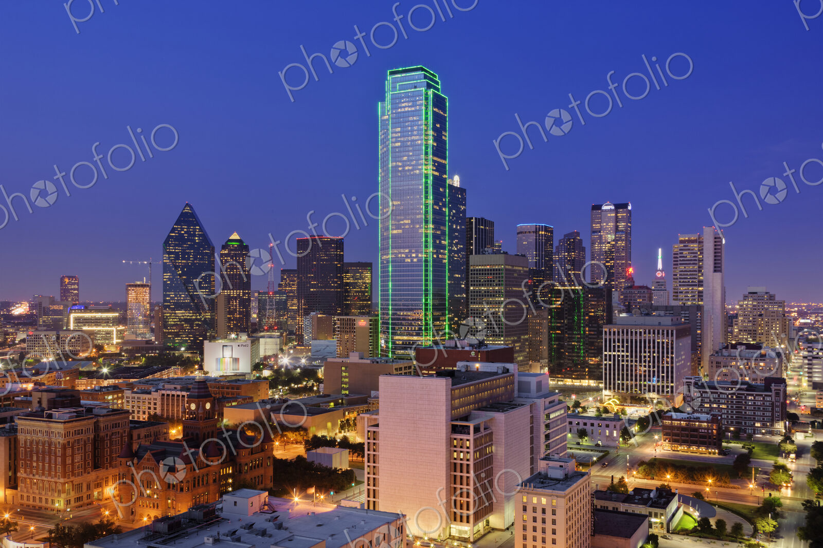 Dallas Skyline at Dusk