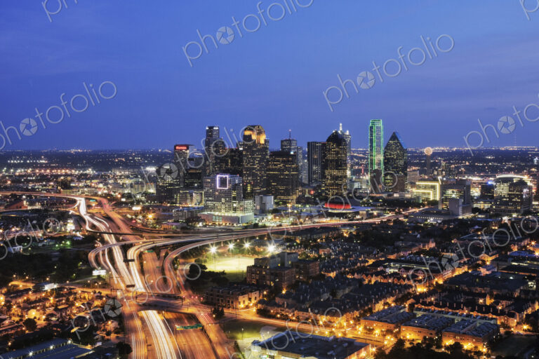 Dallas Skyline at Night